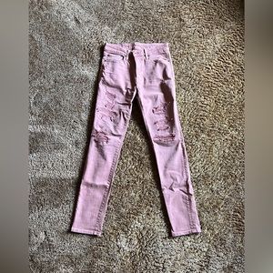 Men's American Eagle Pink Skinny Jeans (30x32)